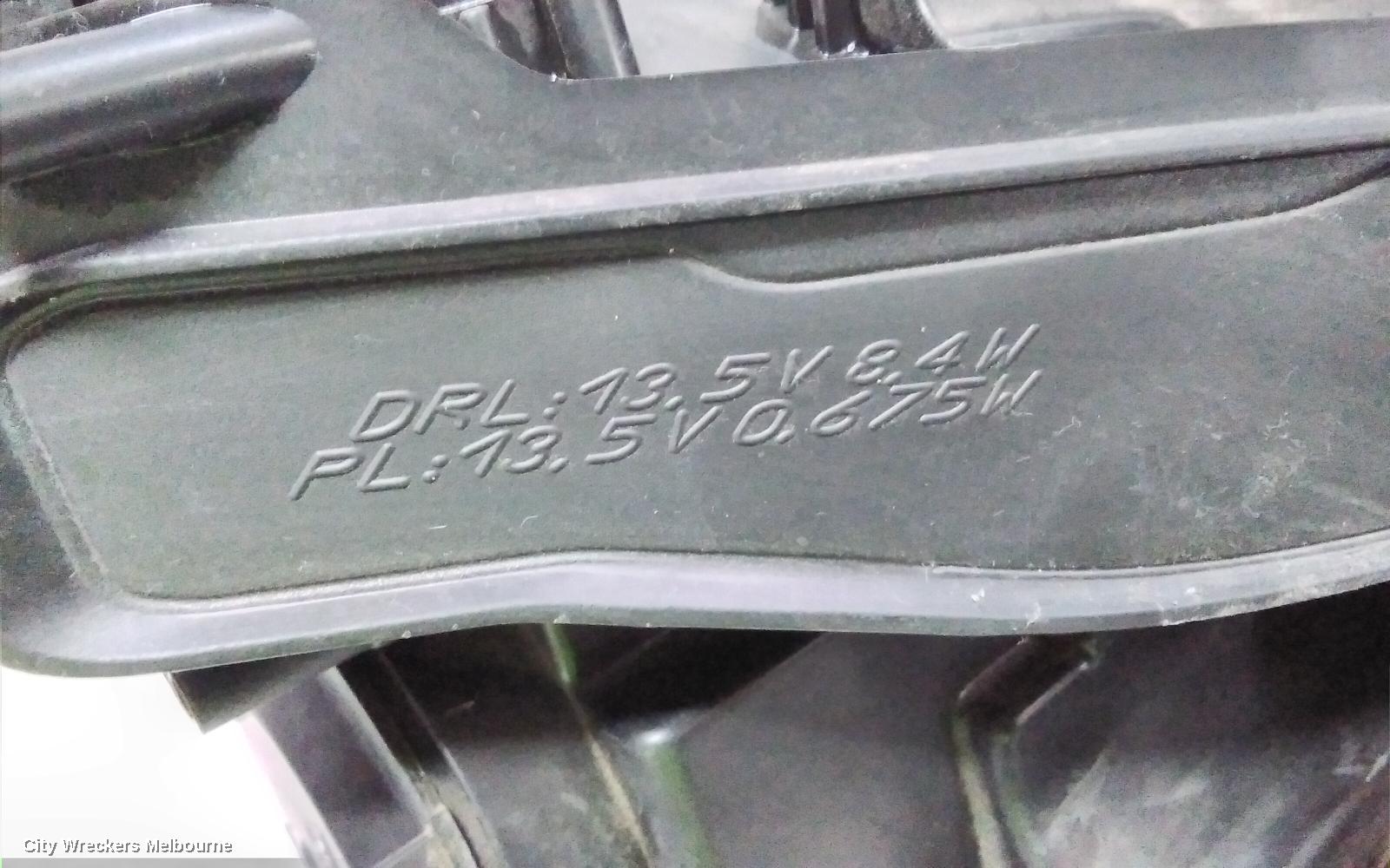 PEUGEOT 2008 LEFT HEADLAMP, A94, ACTIVE, NON AUTOMATIC TYPE, 10/2013 - 12/2018