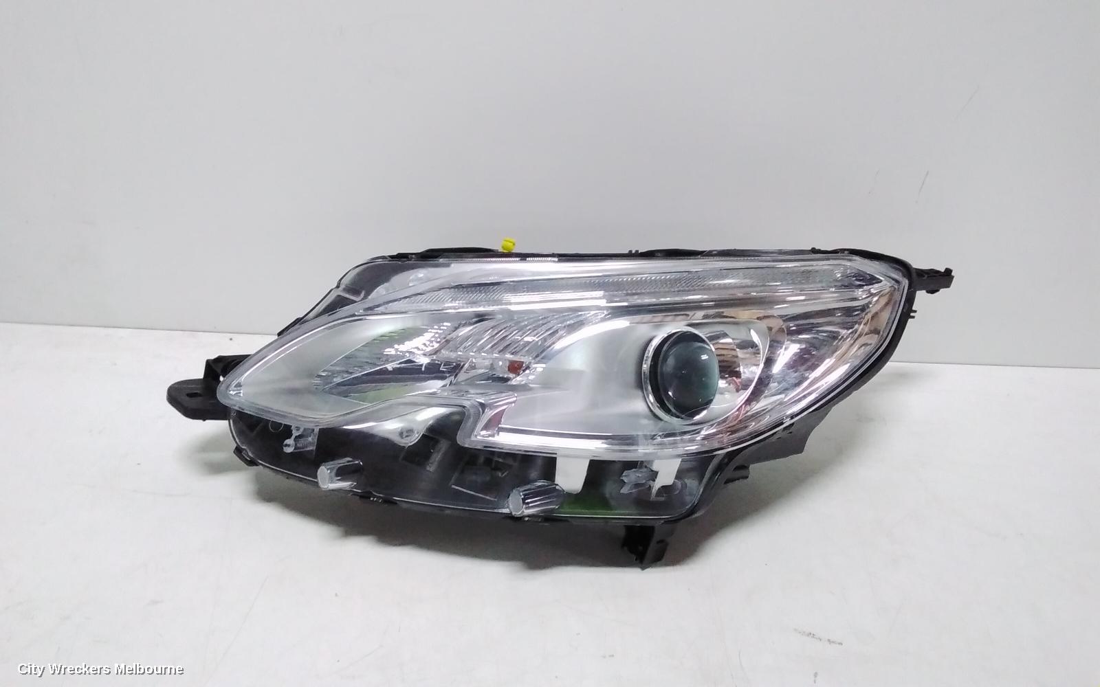 PEUGEOT 2008 LEFT HEADLAMP, A94, ACTIVE, NON AUTOMATIC TYPE, 10/2013 - 12/2018