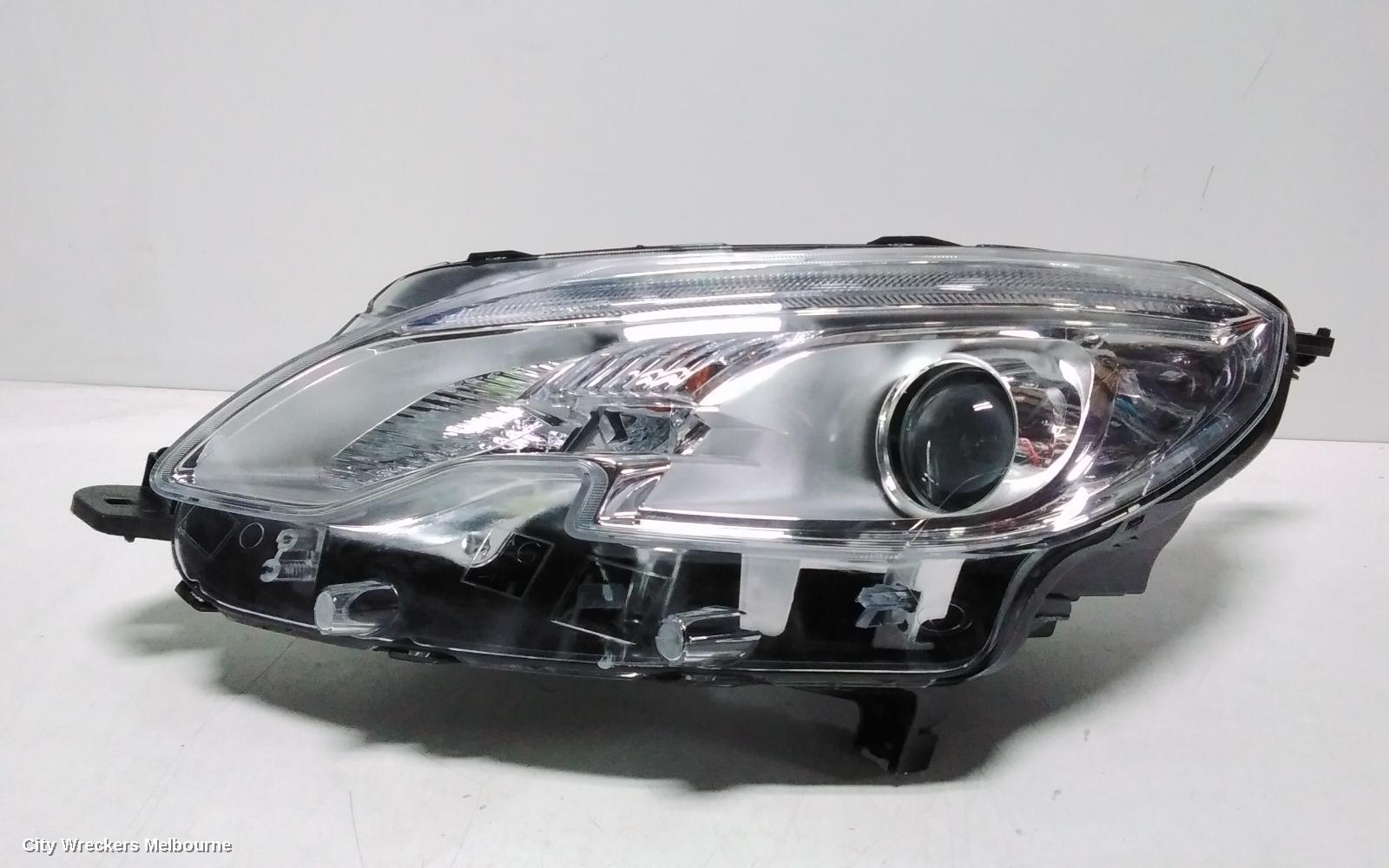 PEUGEOT 2008 LEFT HEADLAMP, A94, ACTIVE, NON AUTOMATIC TYPE, 10/2013 - 12/2018