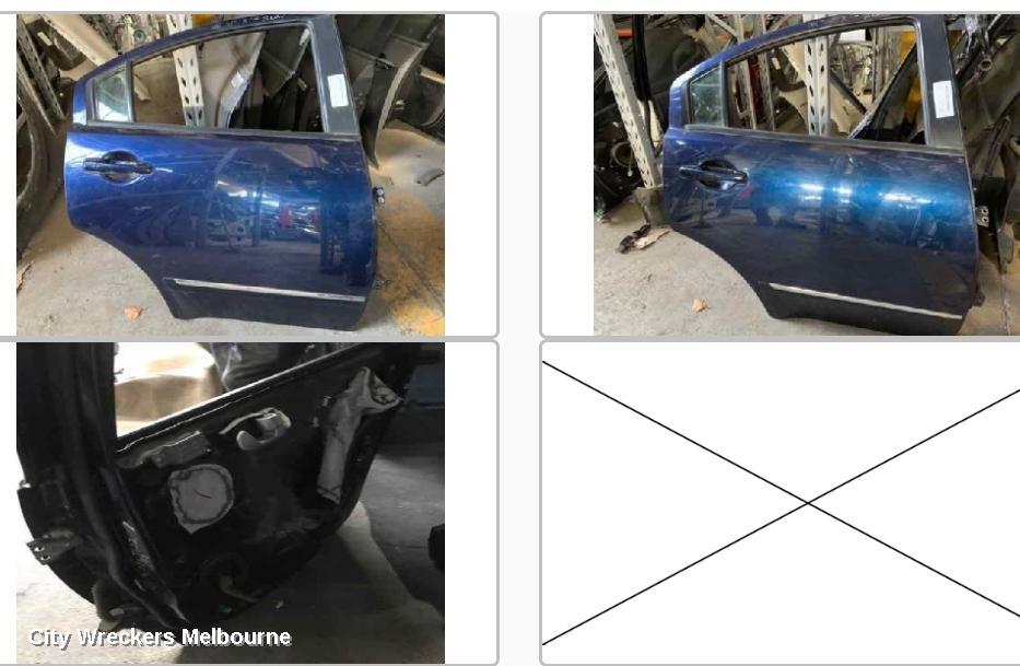 MITSUBISHI 380 RIGHT REAR DOOR, DB, GT/LS/LX/SX/ES TYPE, 09/2005 - 03/2008