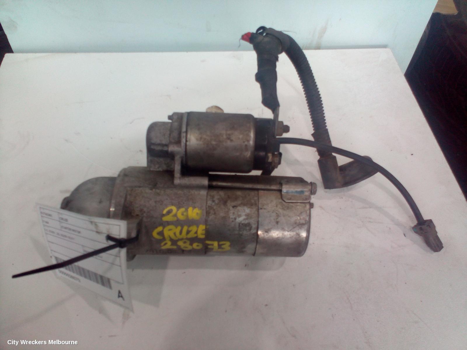 HOLDEN CRUZE STARTER, 2.0, Z20S1, JG, 03/2009 - 02/2011