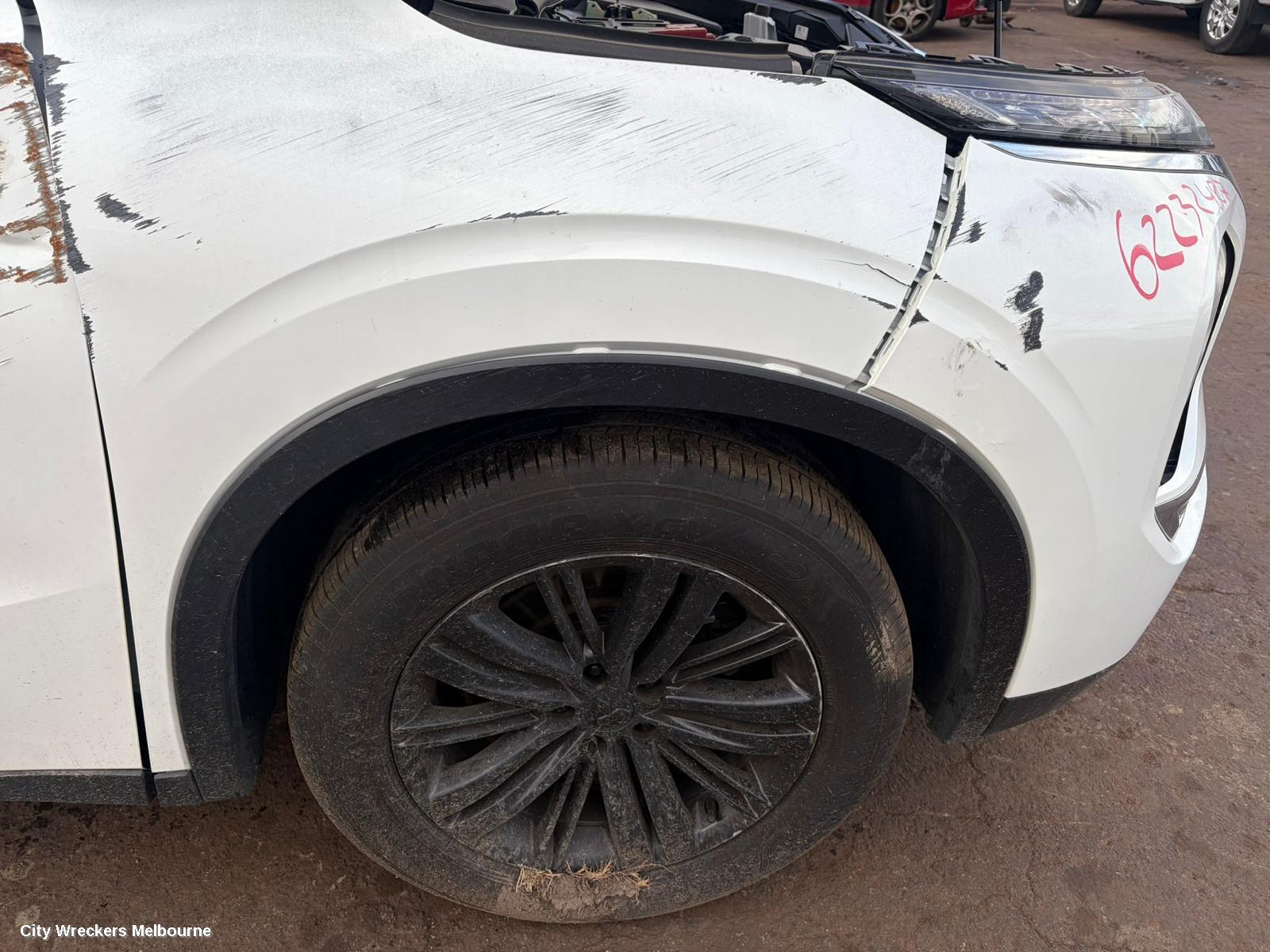 MITSUBISHI OUTLANDER LEFT GUARD LINER, FRONT, ZM, 08/2021 ONWARDS
