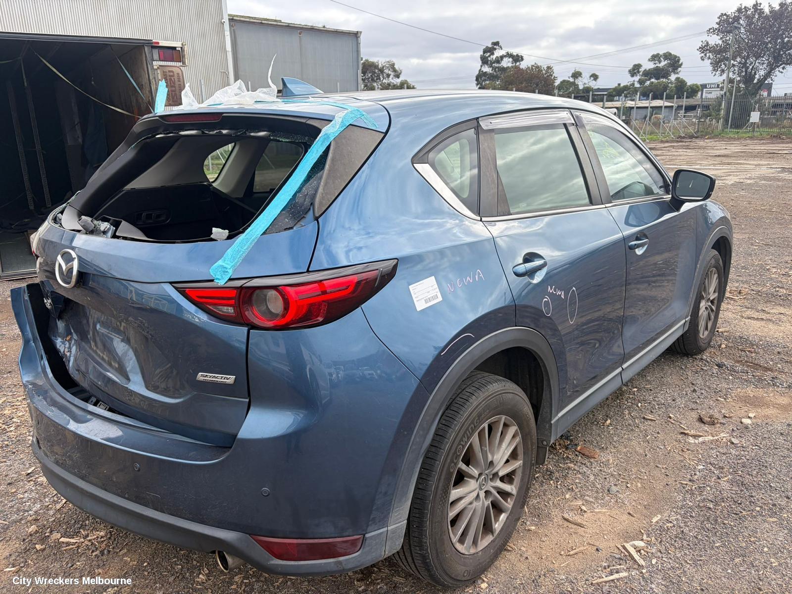 MAZDA CX5 LEFT TAILLIGHT, IN BODY, W/ LED TYPE, KF, 02/2017 - 08/2021