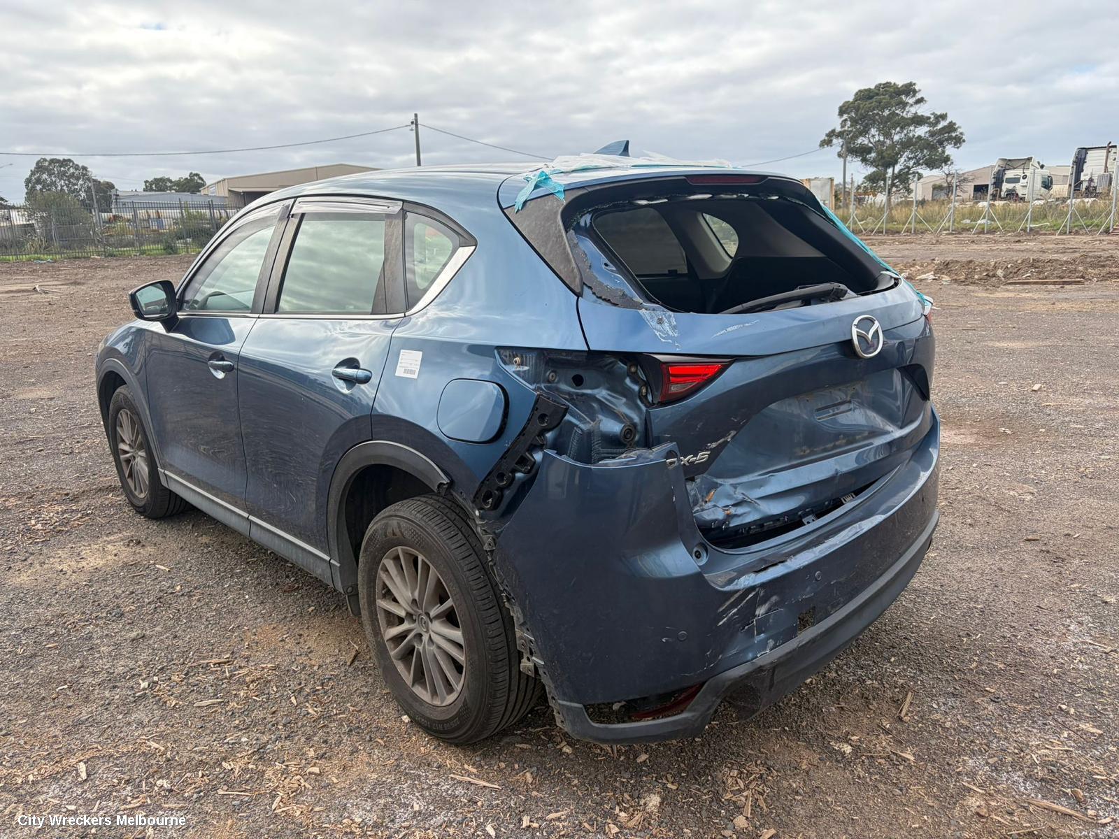 MAZDA CX5 LEFT TAILLIGHT, IN BODY, W/ LED TYPE, KF, 02/2017 - 08/2021