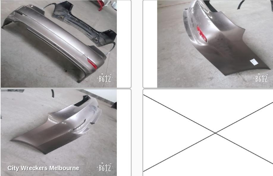 BMW 5 SERIES REAR BUMPER, E60, SEDAN, 10/2003 - 02/2007