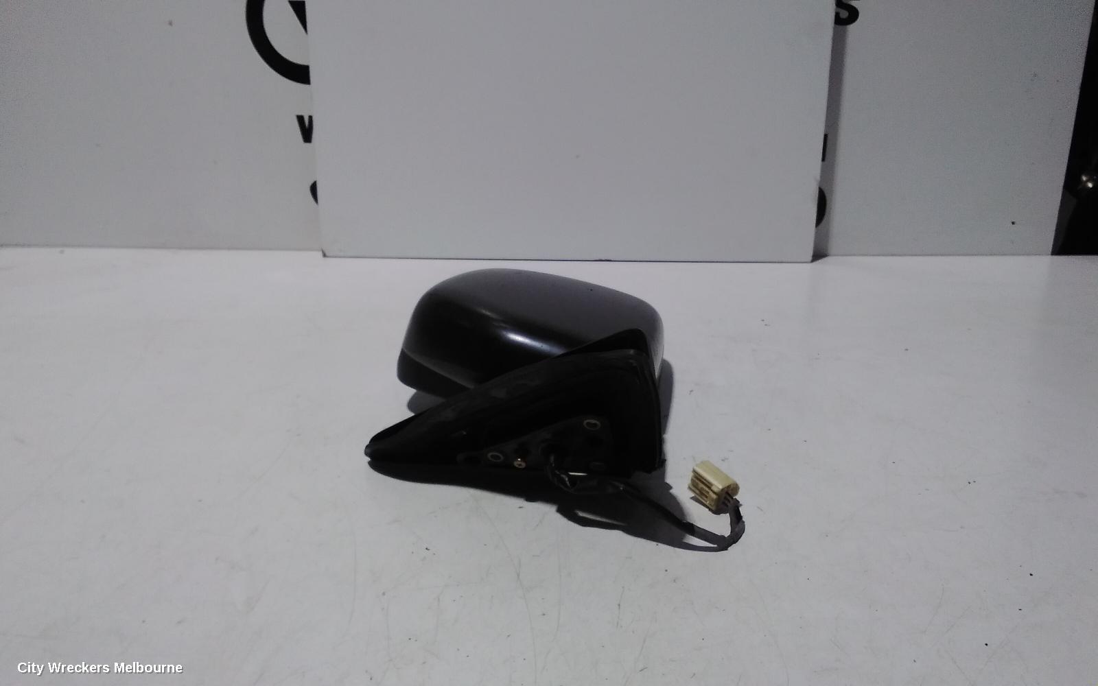 TOYOTA PRADO LEFT DOOR MIRROR, 95 SERIES, POWER, BLACK, RV/GX, 07/1996 - 01/2003