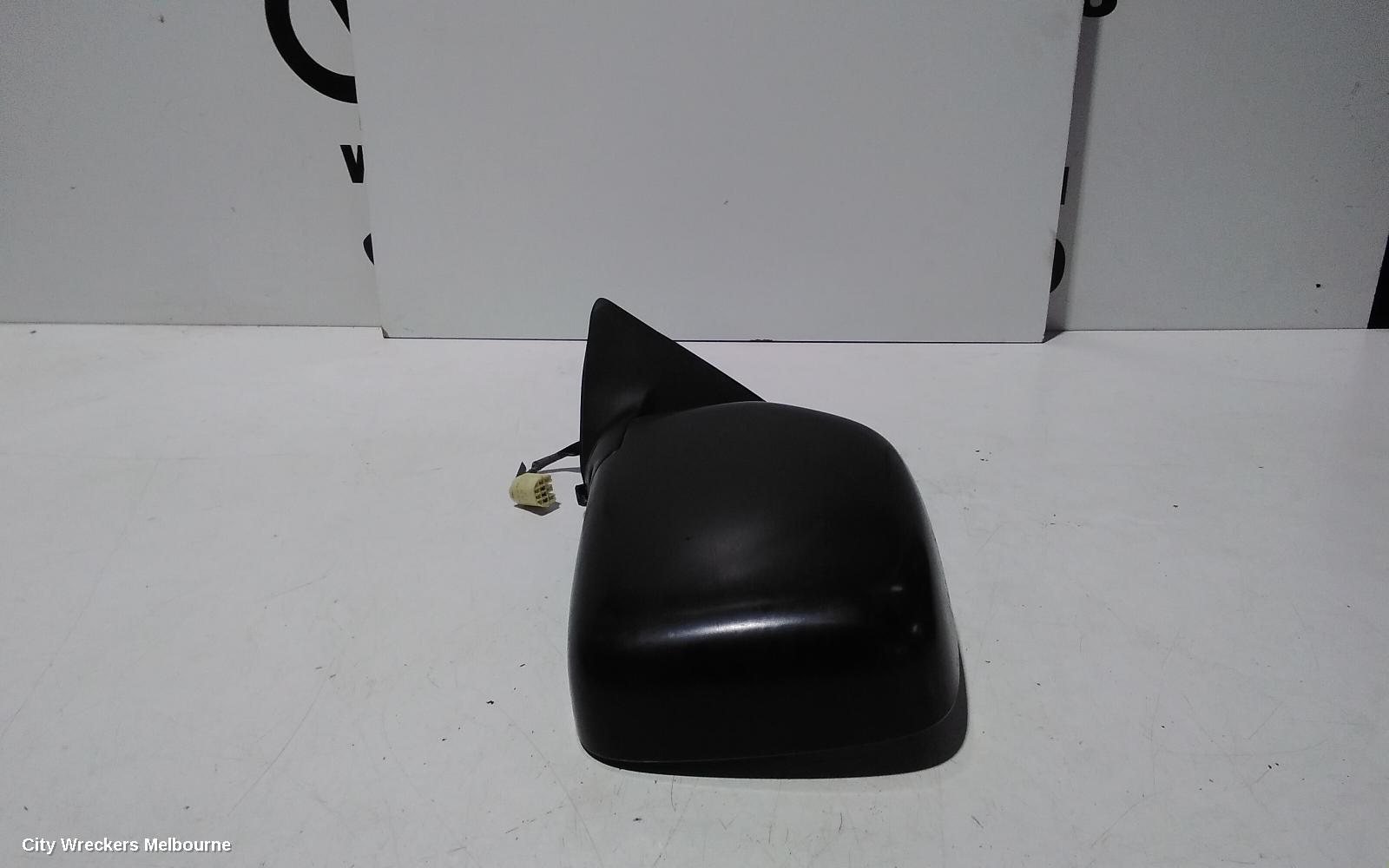 TOYOTA PRADO LEFT DOOR MIRROR, 95 SERIES, POWER, BLACK, RV/GX, 07/1996 - 01/2003