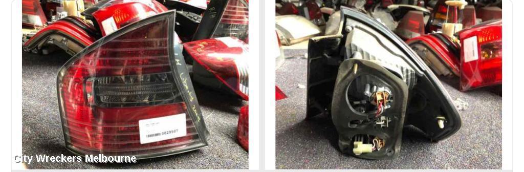 SUBARU LIBERTY LEFT TAILLIGHT, 4TH GEN, SEDAN, TINTED TYPE, 4 BULB, 09/2003 - 06/2006