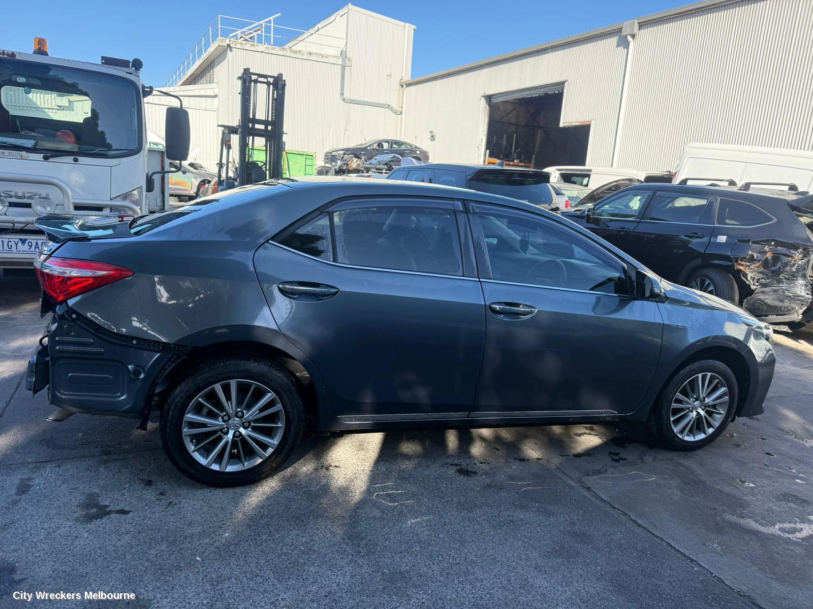 TOYOTA COROLLA LEFT REAR WND REG/MOTOR, ZRE172R, SEDAN, 12/2013 - 06/2019