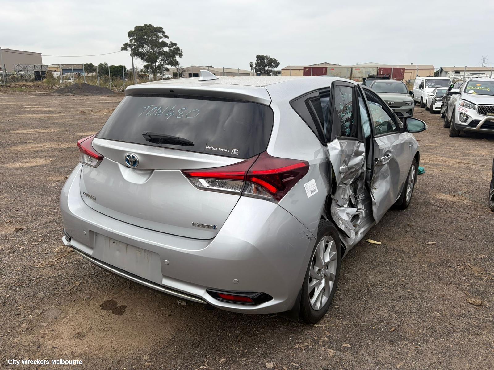 TOYOTA COROLLA RIGHT TAILLIGHT, ZRE182R, HATCH, 03/2015 - 06/2018