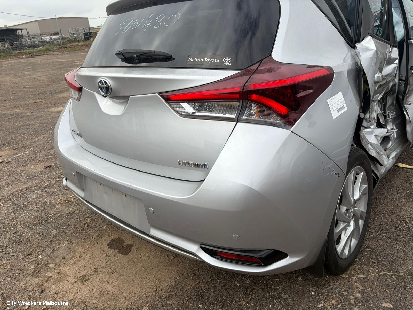 TOYOTA COROLLA RIGHT TAILLIGHT, ZRE182R, HATCH, 03/2015 - 06/2018