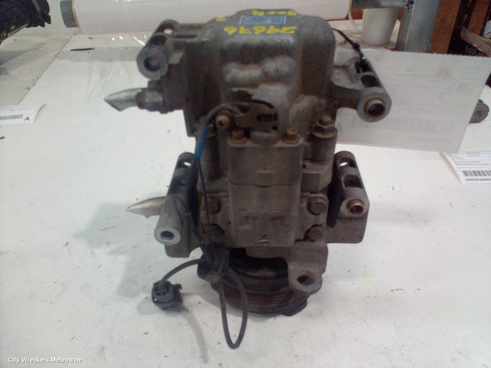 MAZDA 3 A/C COMPRESSOR, BK, PETROL, P/N H12A1AJ4EX, 10/2003 - 07/2006