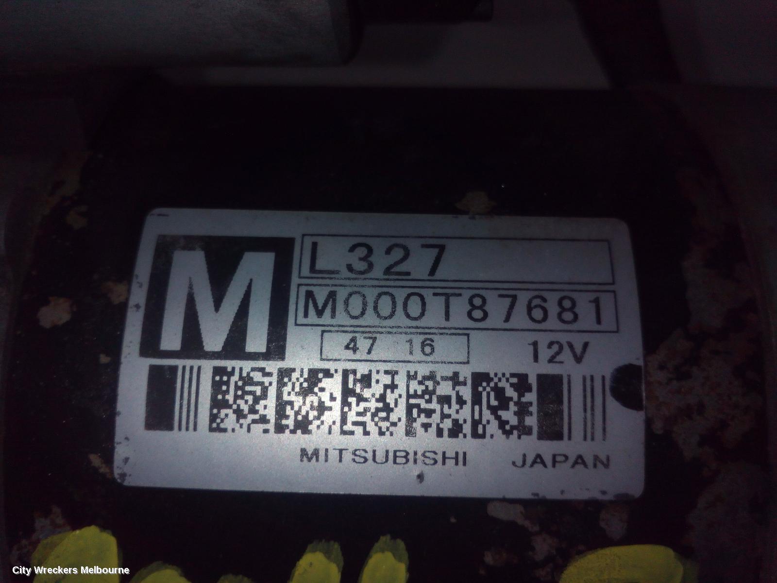 MAZDA 3 STARTER, PETROL, 2.3, NON TURBO, P/N L327/L32718400, BK, 10/2003 - 04/2009