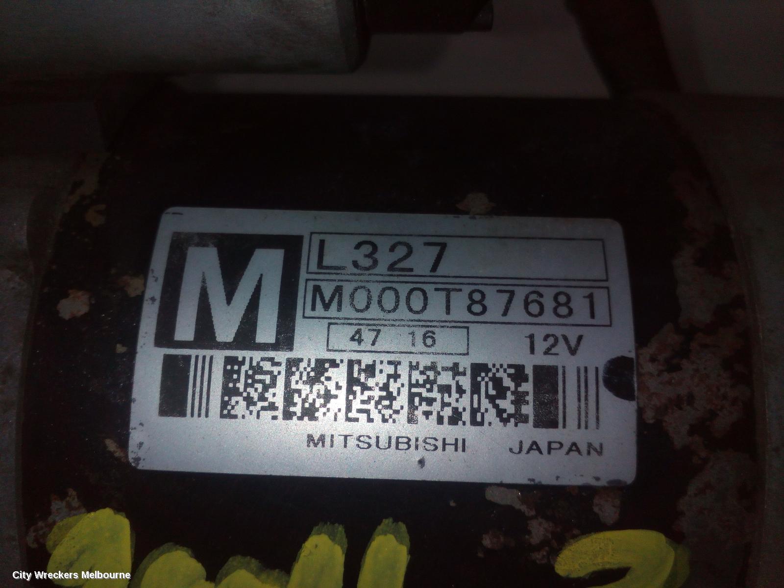 MAZDA 3 STARTER, PETROL, 2.3, NON TURBO, P/N L327/L32718400, BK, 10/2003 - 04/2009