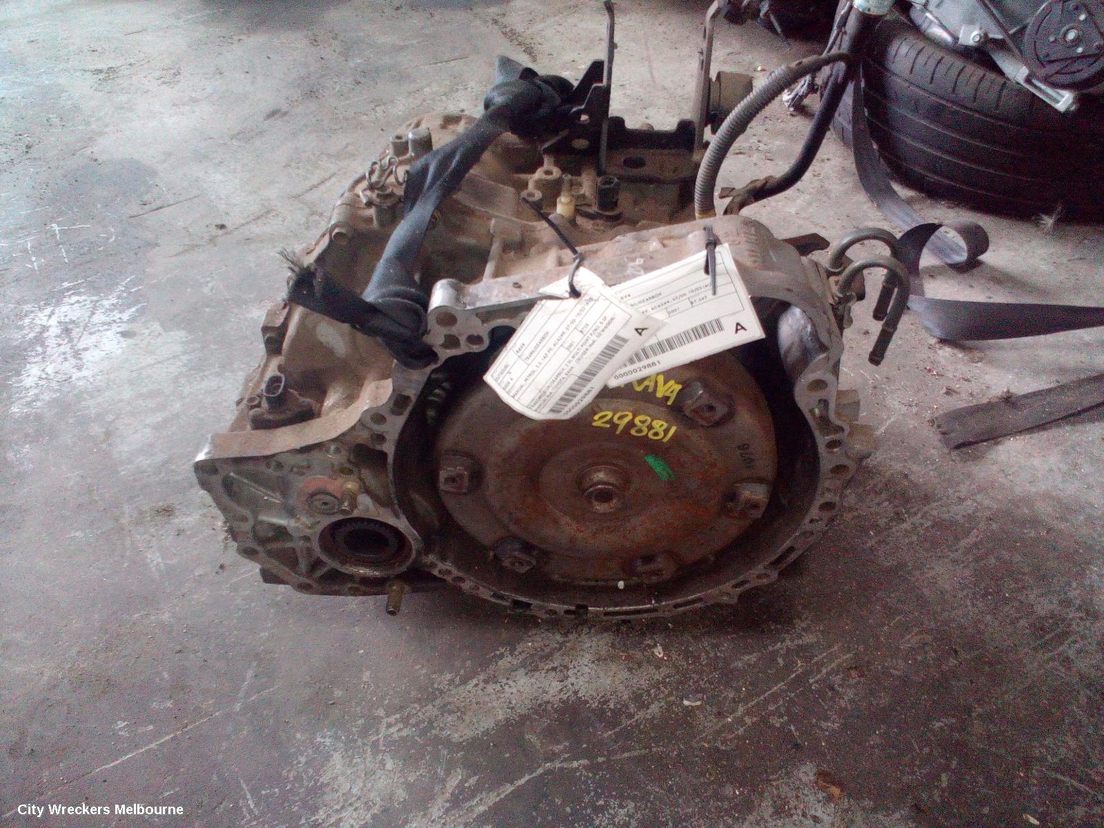 TOYOTA RAV4 TRANS/GEARBOX, MANUAL, PETROL, 2.0, 1AZ-FE, ACA2#R, 07/2000 - 10/2003 (AUS ONLY)