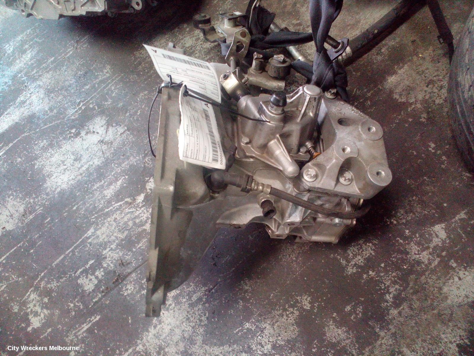 HOLDEN BARINA TRANS/GEARBOX, MANUAL, 1.6, F16D3, TK,  LONG SNOUT, 12/2005 - 05/2007