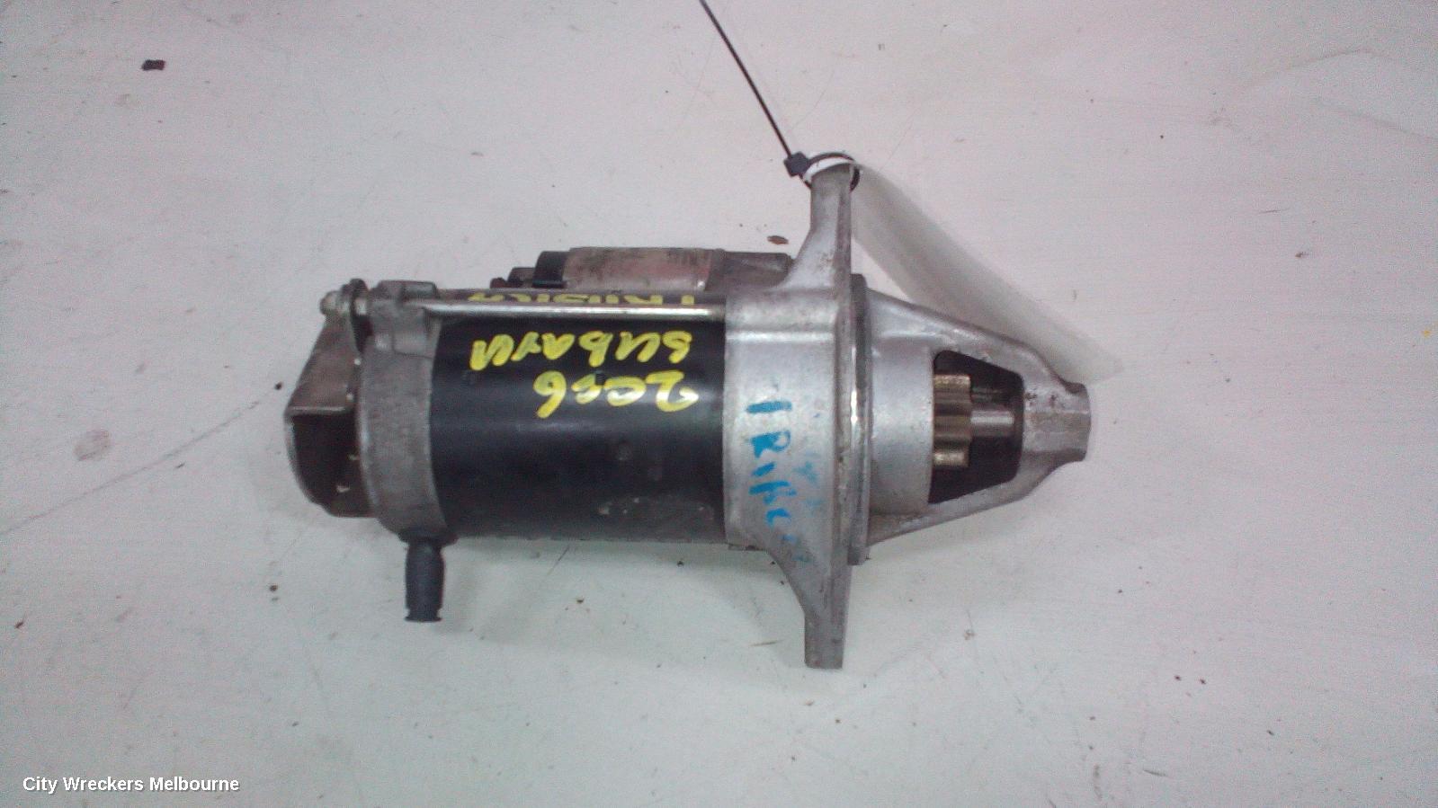 SUBARU TRIBECA STARTER, 3.0, EZ30, B9, 10/2006 - 11/2007