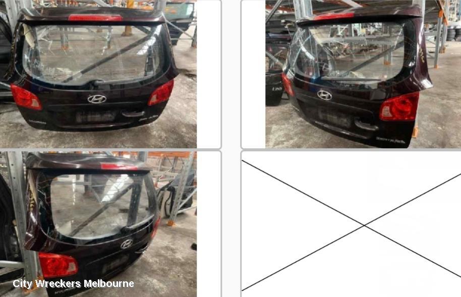 HYUNDAI SANTA FE BOOTLID/TAILGATE, TAILGATE, CM, SPOILERED TYPE, 11/2005 - 06/2012