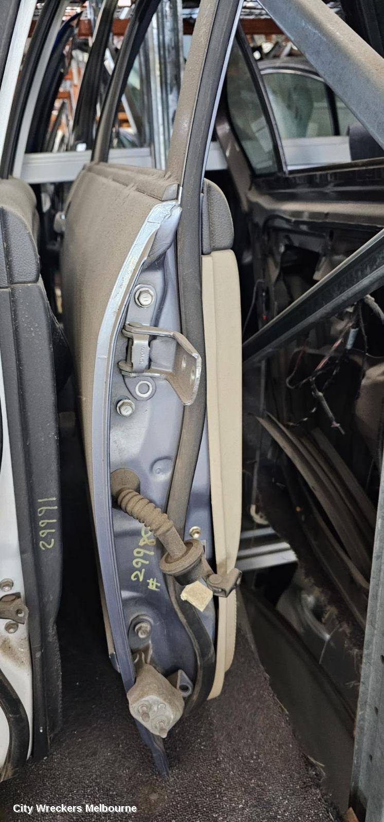 TOYOTA COROLLA RIGHT REAR DOOR, ZZE122 (JAPAN-VIN JTD), SEDAN, 12/2001 - 06/2007