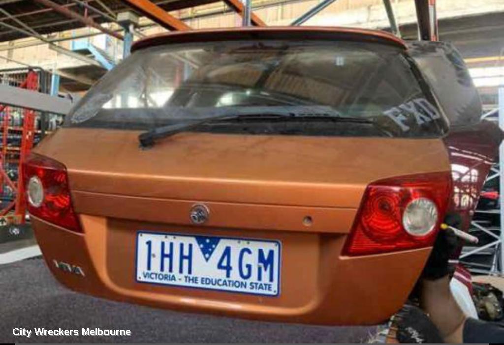 HOLDEN VIVA BOOTLID/TAILGATE, TAILGATE, JF, HATCH, SPOILERED TYPE, 10/2005 - 04/2009