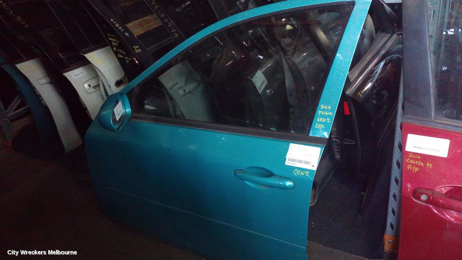 PROTON GEN 2 LEFT FRONT DOOR, 10/2004 - 01/2014