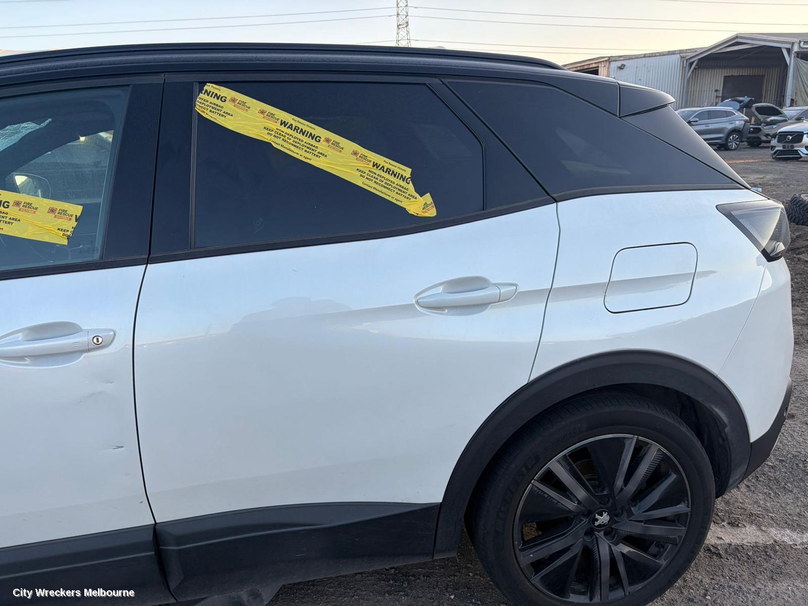 PEUGEOT 3008 BOOTLID/TAILGATE, P64, TAILGATE, 06/2024 ONWARDS