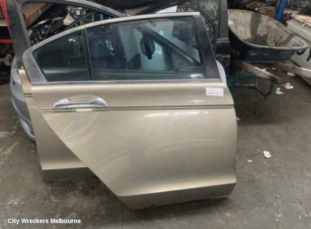 HONDA ACCORD RIGHT REAR DOOR, 8TH GEN (VIN MRHCP), SEDAN, 02/2008 - 05/2013