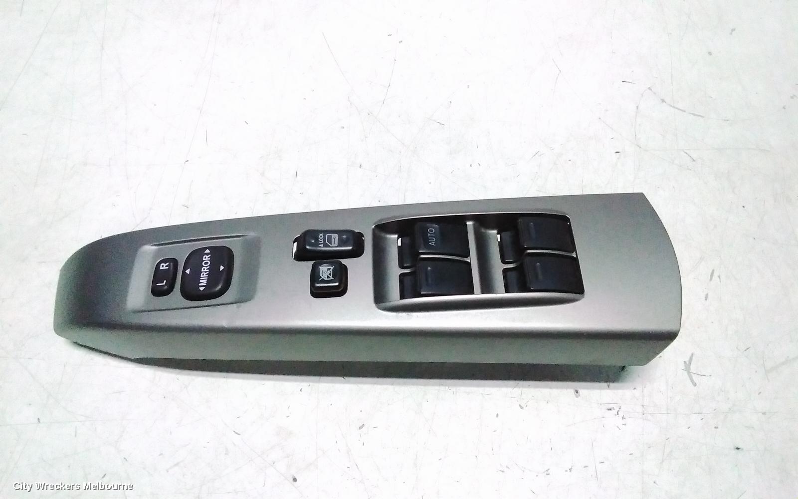 TOYOTA PRIUS PWR DR WIND SWITCH, NHW20R, RH FRONT (MASTER SWITCH), 10/2003 - 05/2009