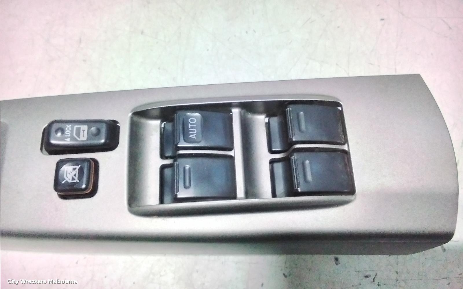TOYOTA PRIUS PWR DR WIND SWITCH, NHW20R, RH FRONT (MASTER SWITCH), 10/2003 - 05/2009