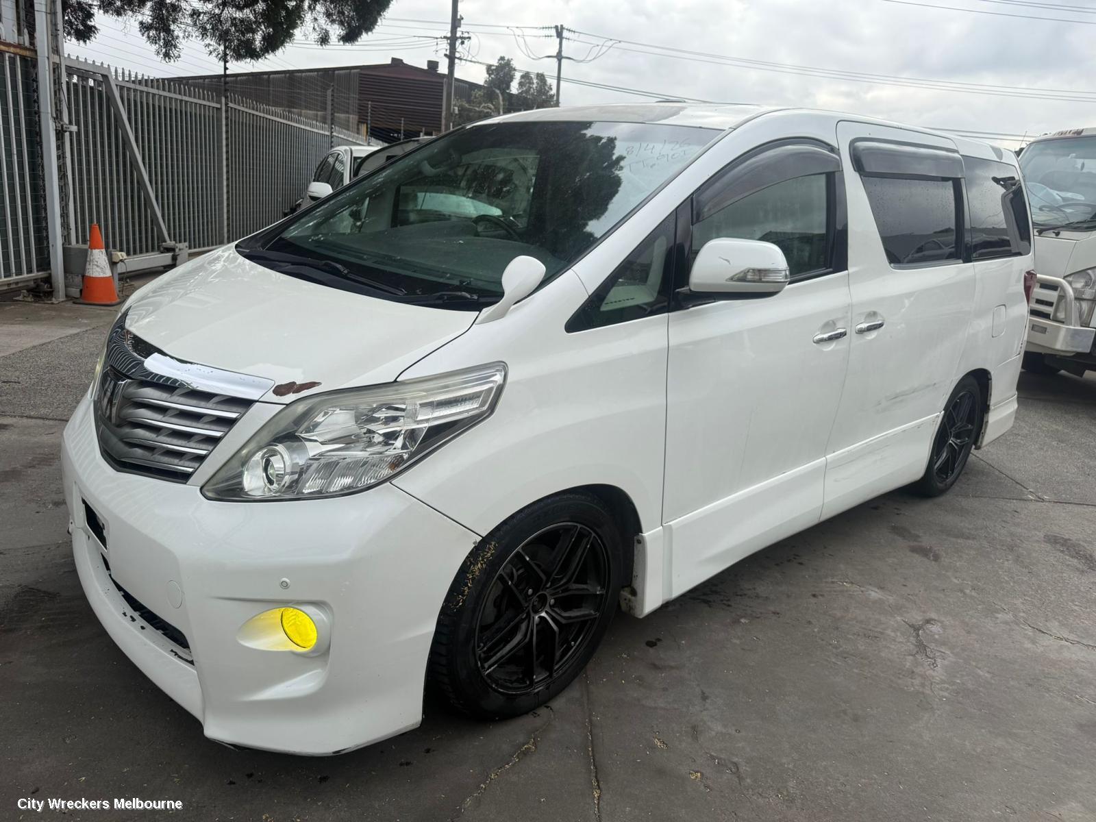 TOYOTA ALPHARD LEFT FRONT STRUT, 20 SERIES, 08-15 (IMPORT)