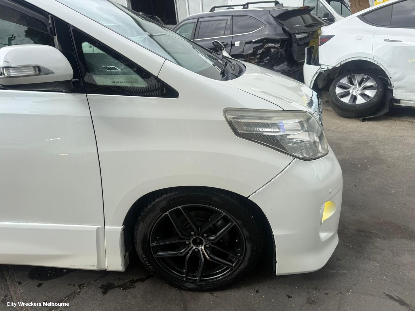 TOYOTA ALPHARD LEFT FRONT STRUT, 20 SERIES, 08-15 (IMPORT)