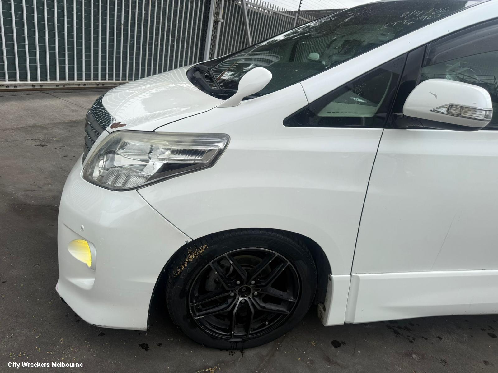 TOYOTA ALPHARD LEFT FRONT STRUT, 20 SERIES, 08-15 (IMPORT)