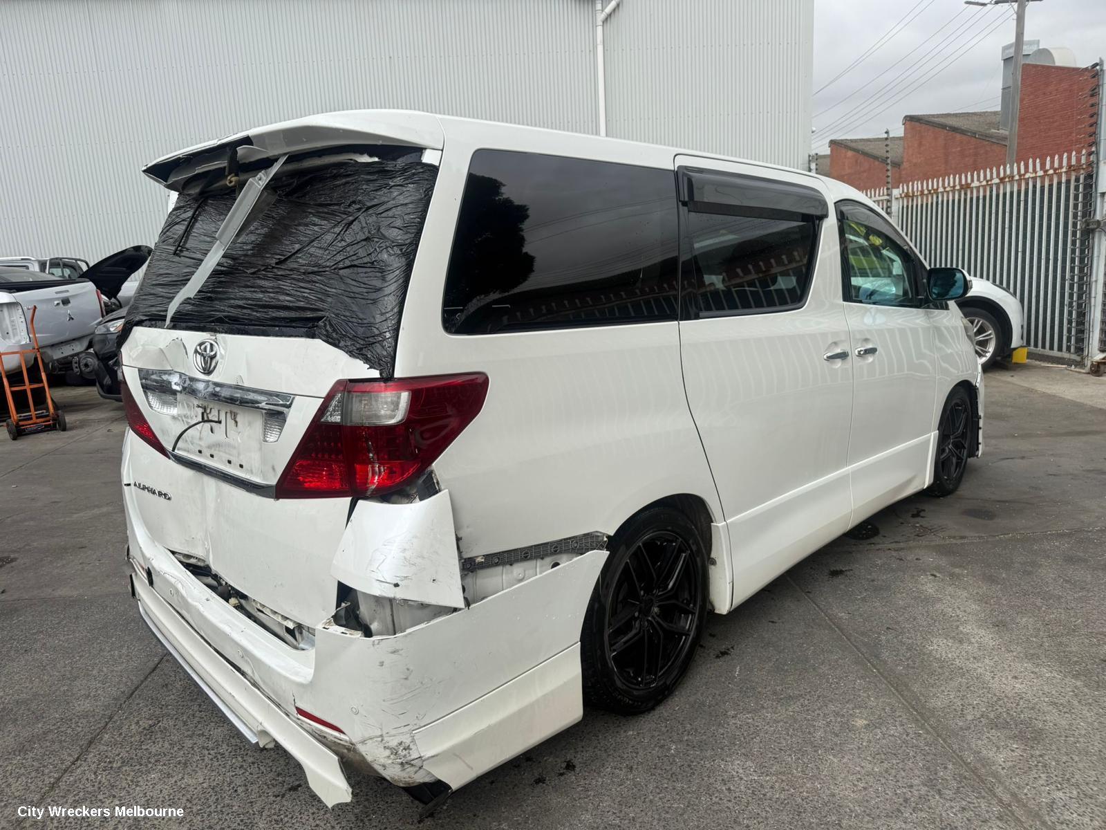 TOYOTA ALPHARD LEFT FRONT STRUT, 20 SERIES, 08-15 (IMPORT)