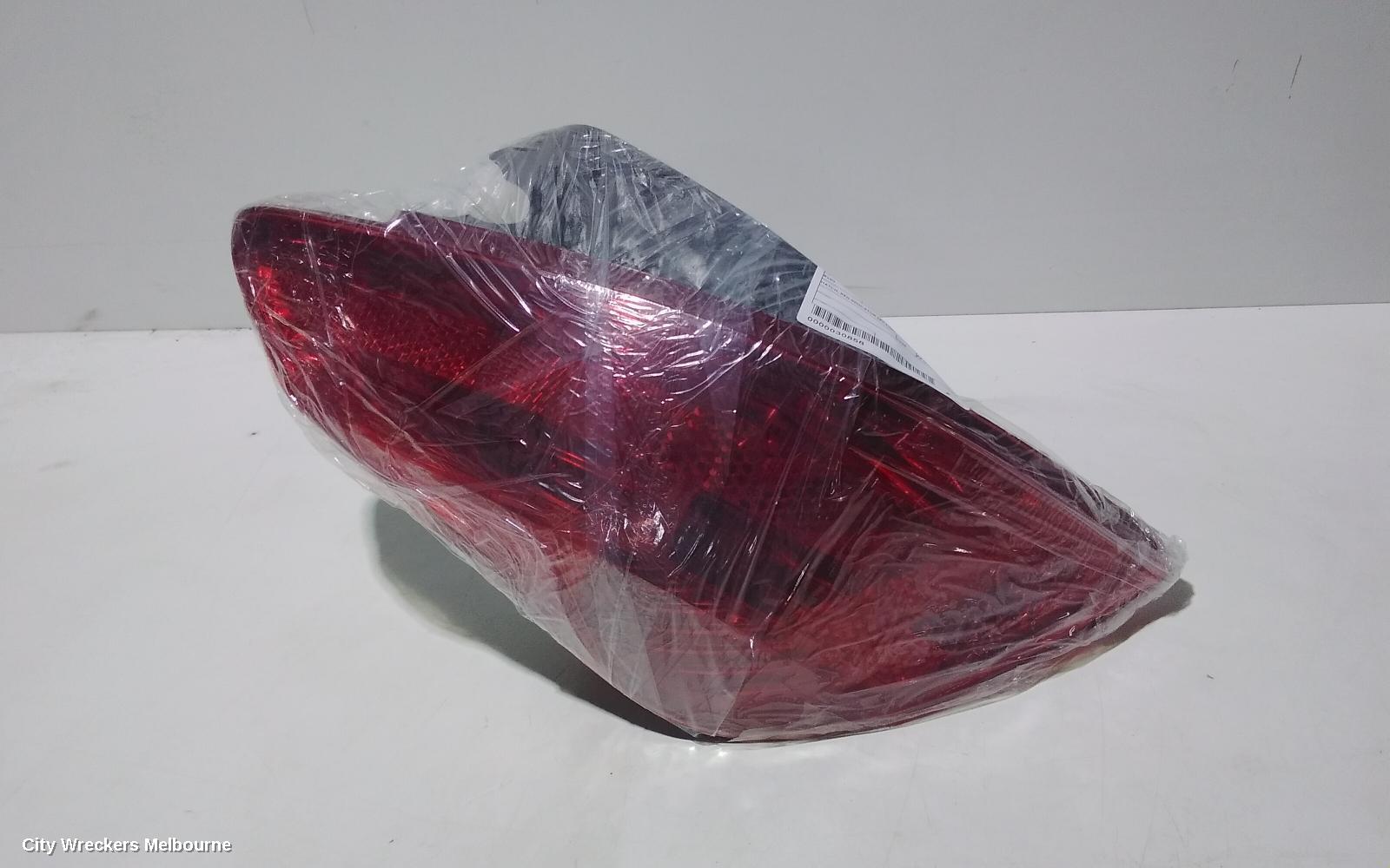 PEUGEOT 207 LEFT TAILLIGHT, HATCH, RED INDICATOR SECTION, A7, 04/2006 - 12/2012
