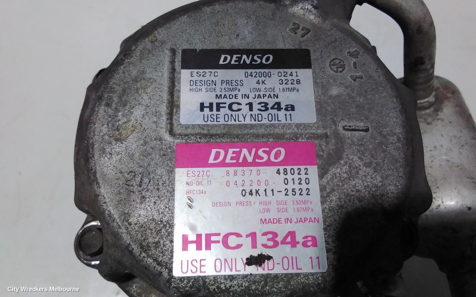 LEXUS RX SERIES A/C COMPRESSOR, GSU3#, 3.5, 2GR, RX350, 03/2006 - 11/2008