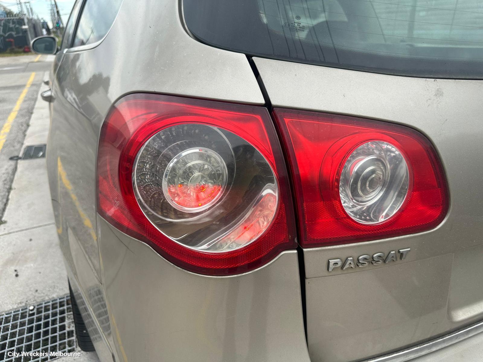 VOLKSWAGEN PASSAT LEFT TAILLIGHT, 3C/MK6 B6, WAGON, NON TINTED TYPE, 03/2006 - 09/2010