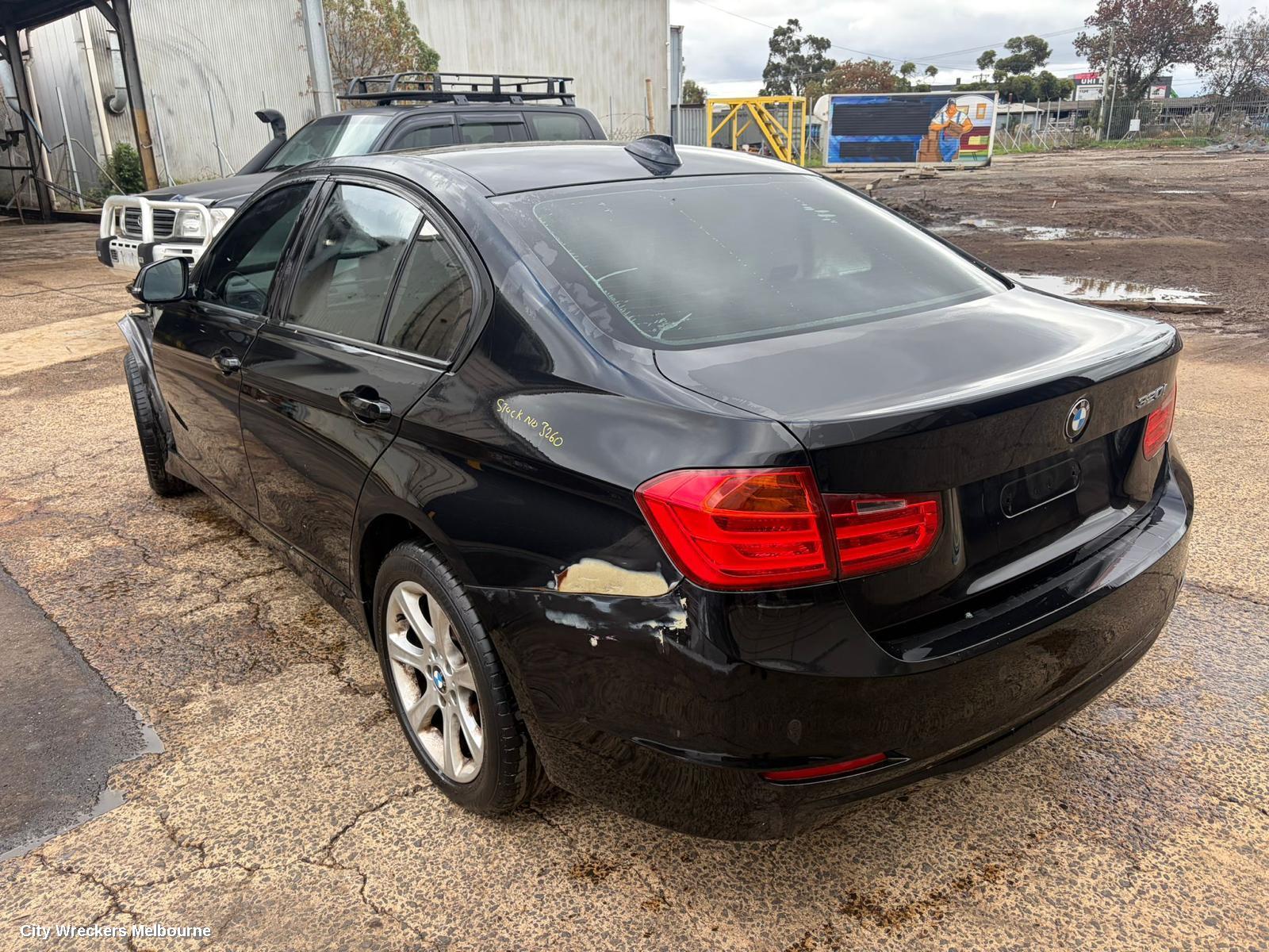 BMW 3 SERIES RIGHT TAILLIGHT, F30/F80, W/ LED TYPE, 11/2011 - 05/2015