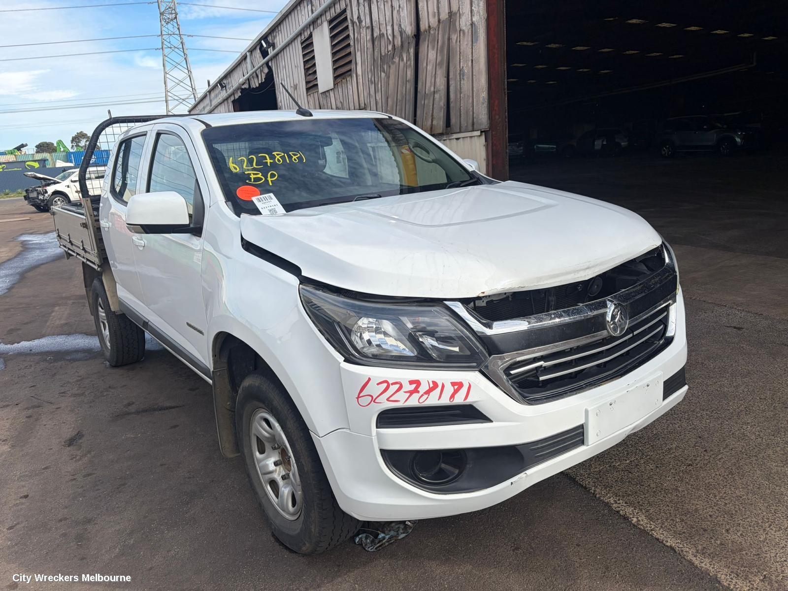 HOLDEN COLORADO ENGINE, DIESEL, 2.8, LWN, TURBO, EURO 5, AUTO T/M, RG, 07/2016 - 12/2020