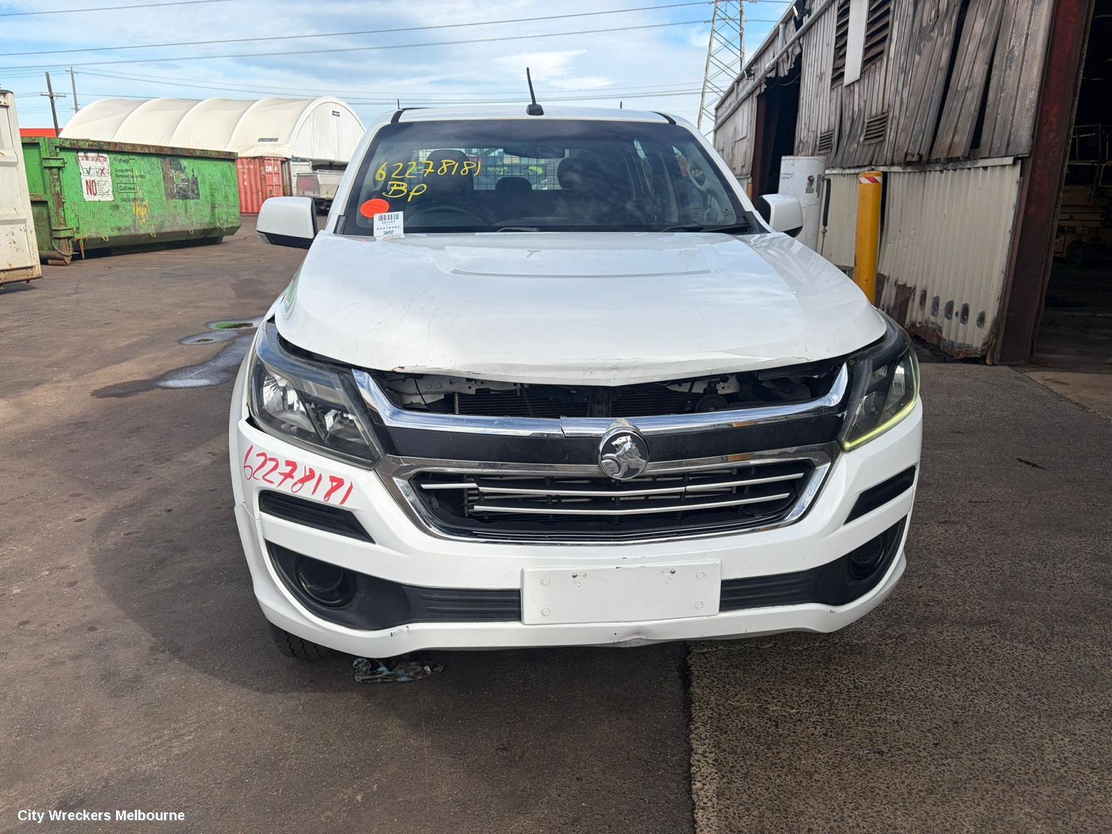 HOLDEN COLORADO ENGINE, DIESEL, 2.8, LWN, TURBO, EURO 5, AUTO T/M, RG, 07/2016 - 12/2020