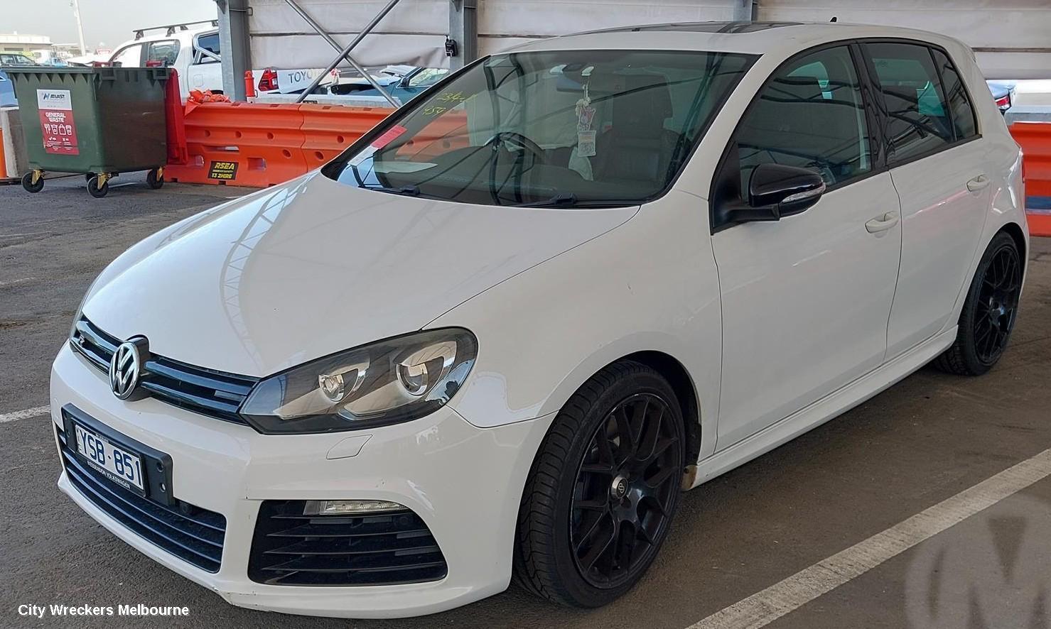 VOLKSWAGEN GOLF BOOTLID/TAILGATE, TAILGATE, GEN 6, HATCH, SPOILERED TYPE, 10/2008 - 03/2013