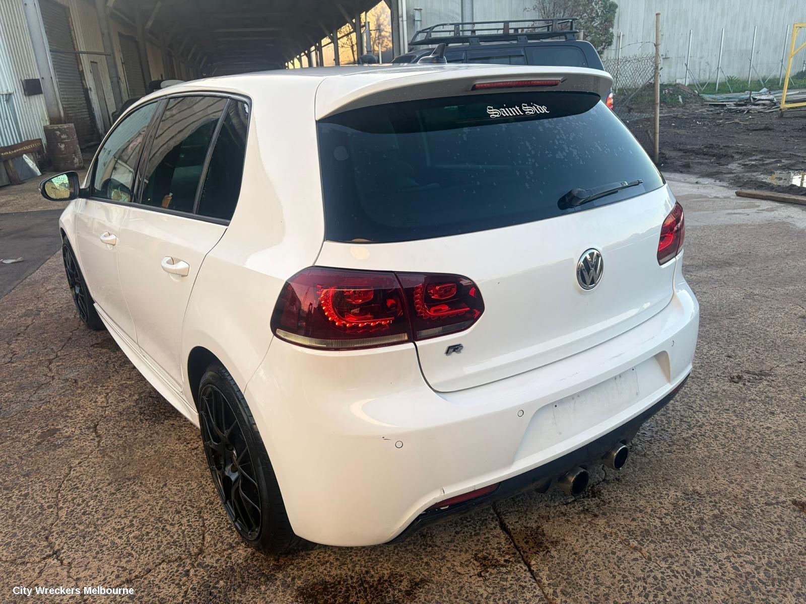 VOLKSWAGEN GOLF BOOTLID/TAILGATE, TAILGATE, GEN 6, HATCH, SPOILERED TYPE, 10/2008 - 03/2013