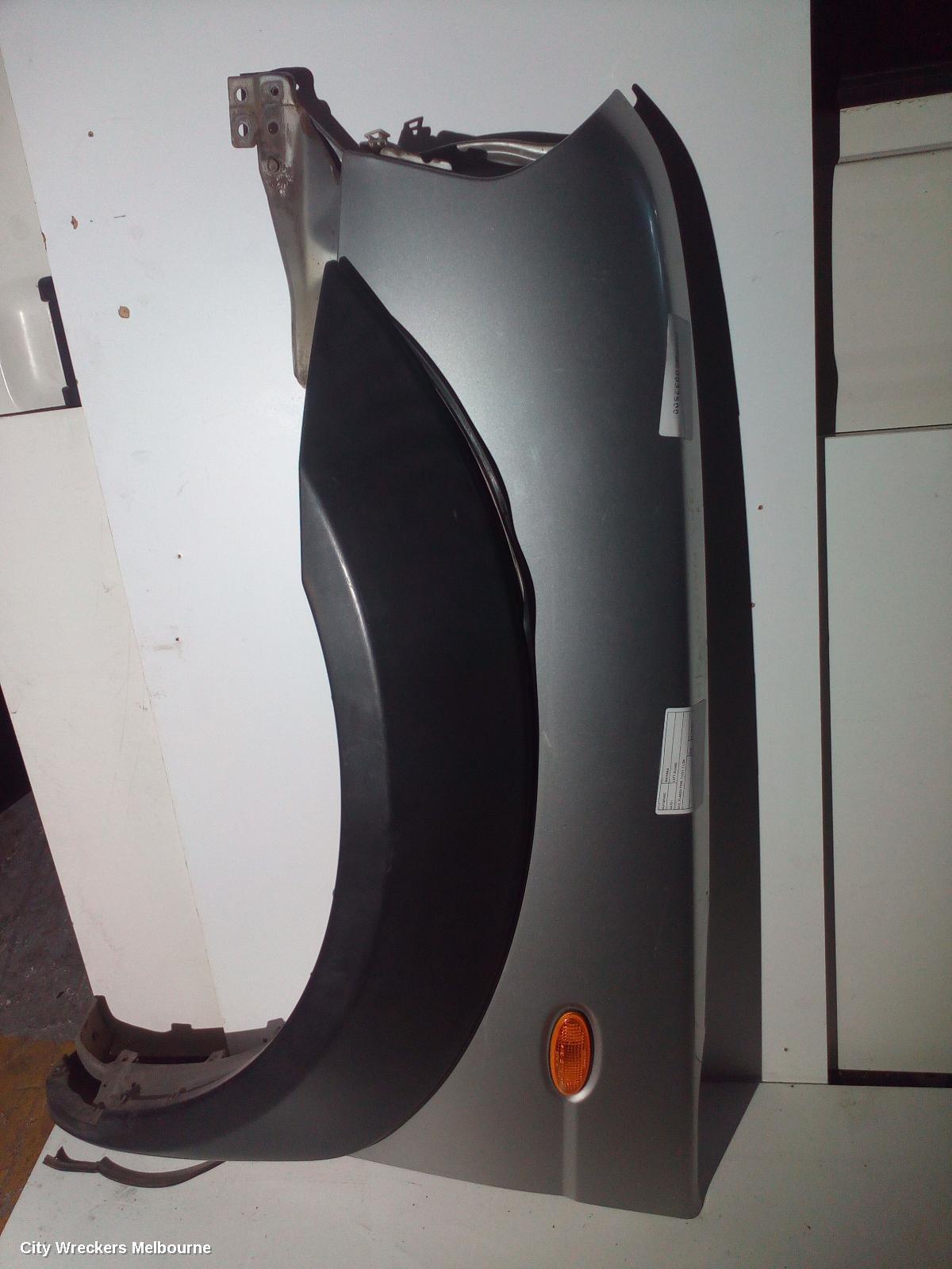 NISSAN NAVARA LEFT GUARD, D22, FLARED TYPE, 12/2001 - 11/2008