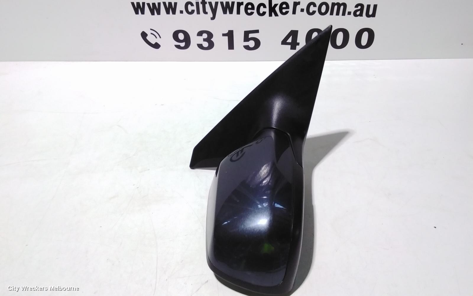 MAZDA 3 RIGHT DOOR MIRROR, BK, POWER, SEDAN/HATCH, NON MPS, 3 WIRE TYPE, 10/2003 - 04/2009