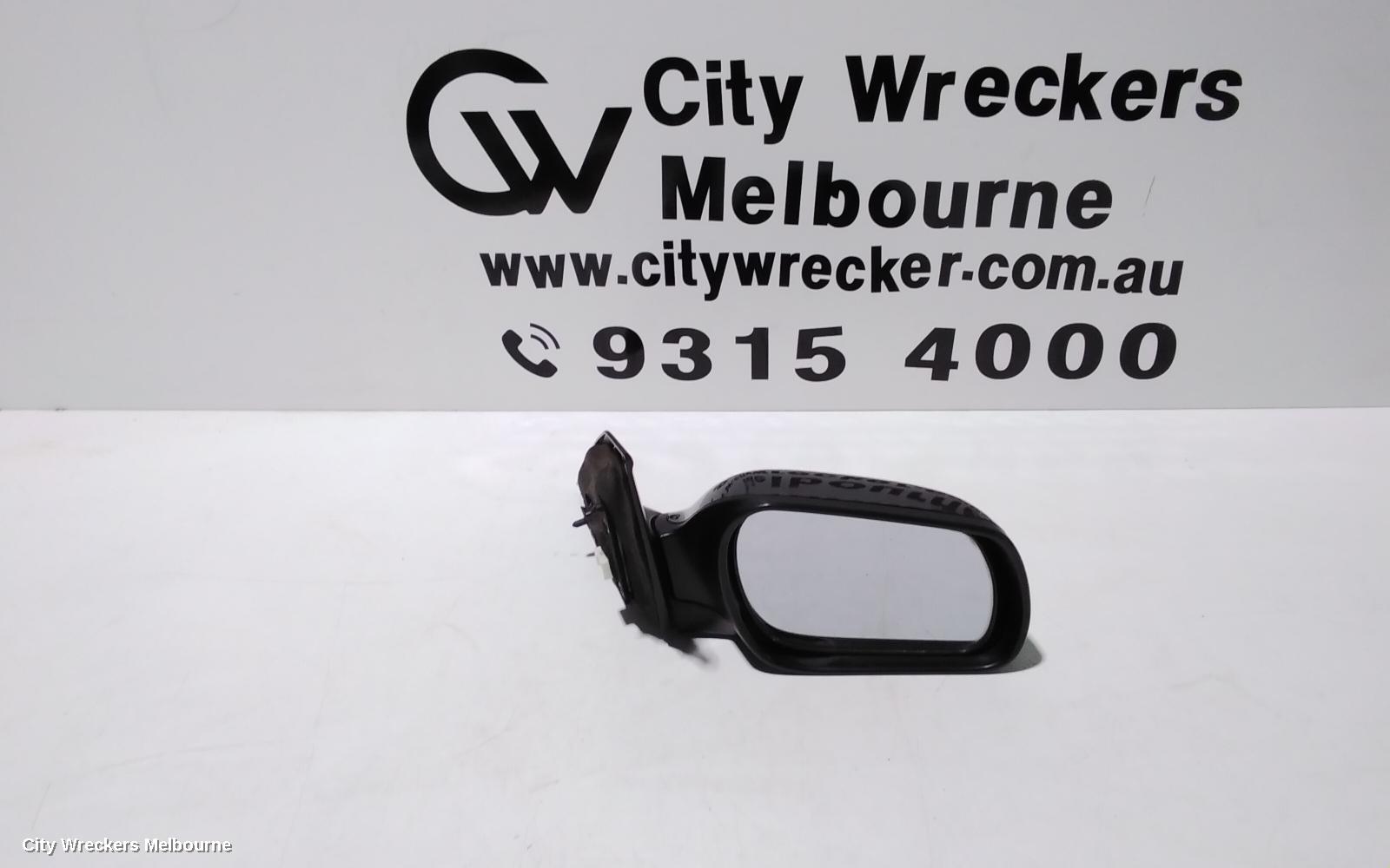 MAZDA 3 RIGHT DOOR MIRROR, BK, POWER, SEDAN/HATCH, NON MPS, 3 WIRE TYPE, 10/2003 - 04/2009