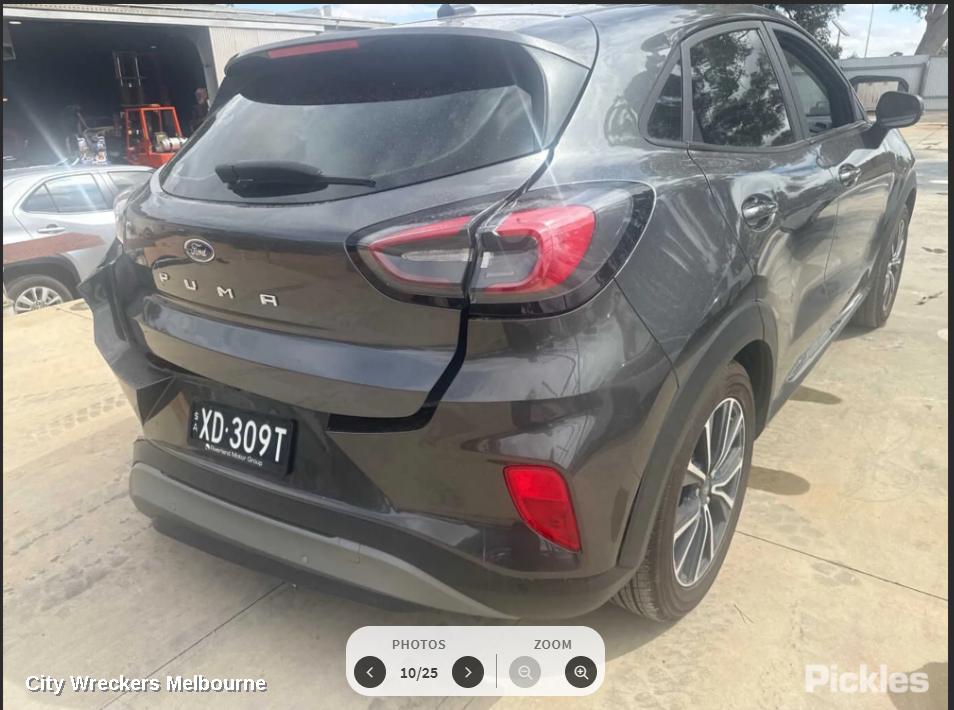 FORD PUMA BOOTLID/TAILGATE, TAILGATE, JK, 03/2020 - 09/2023
