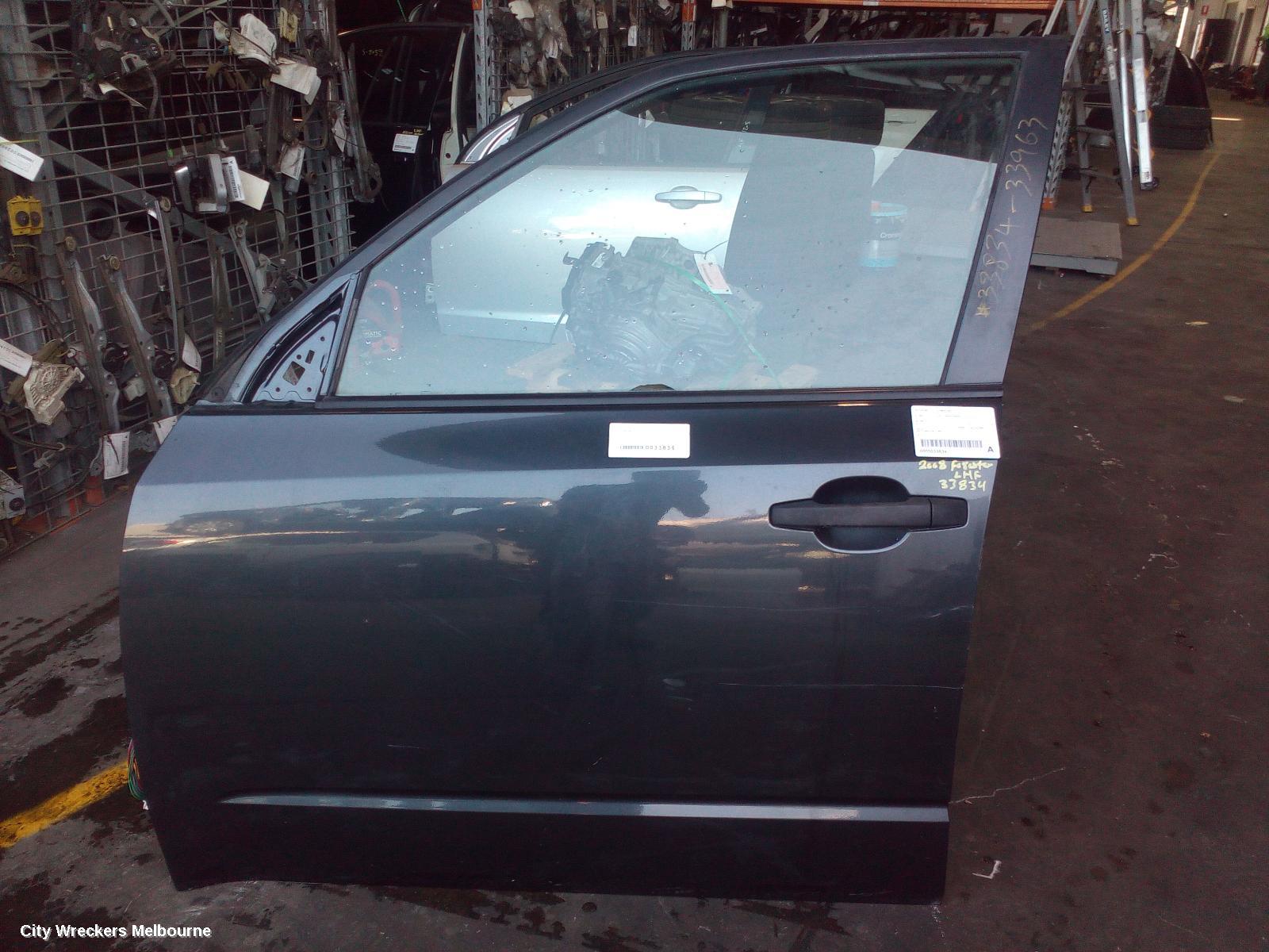 SUBARU FORESTER LEFT FRONT DOOR, 02/2008 - 12/2012