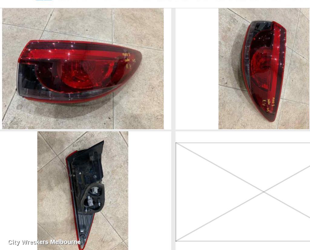 MAZDA 6 RIGHT TAILLIGHT, GJ-GL, IN BODY, SEDAN, SPORT, 10/2014 - 02/2018