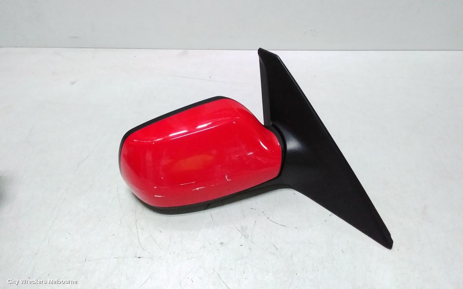MAZDA 3 RIGHT DOOR MIRROR, BK, MANUAL, SEDAN/HATCH, 10/2003 - 04/2009