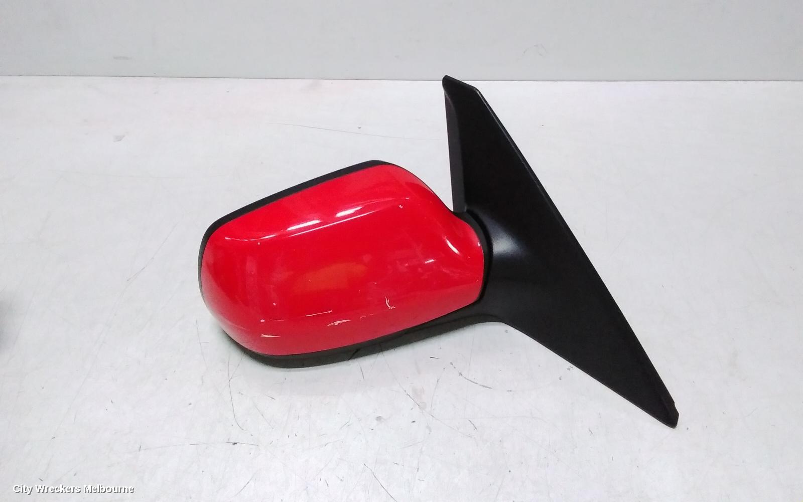 MAZDA 3 RIGHT DOOR MIRROR, BK, MANUAL, SEDAN/HATCH, 10/2003 - 04/2009