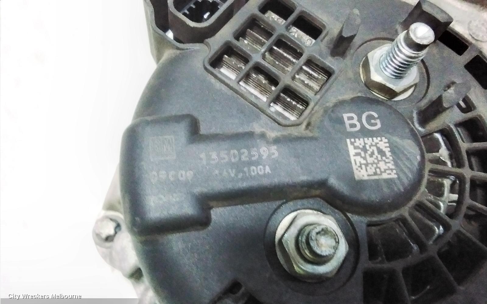 HOLDEN CRUZE ALTERNATOR, PETROL, 1.8, F18D4, JG, 03/2009 - 02/2011